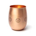 Koperen drinkbeker 7 chakra’s - 350 ml - Afbeelding 2
