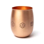 Koperen drinkbeker 7 chakra’s - 350 ml