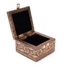 Sieradendoos Levensboom koperkleur - 10 cm x 10 cm  x 5,5 cm - Afbeelding 5