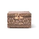 Sieradendoos Levensboom koperkleur - 10 cm x 10 cm  x 5,5 cm - Afbeelding 4