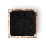 Sieradendoos Levensboom koperkleur - 10 cm x 10 cm  x 5,5 cm - Afbeelding 2