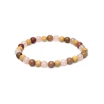 Armband thuliet, rozenkwarts en tulsi