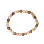 Armband thuliet, rozenkwarts en tulsi - Afbeelding 3
