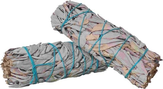 550x302 Smudge stick - witte salie - smudgestick - smudgen - huis reinigen - 2 stuks - 10cm - Afbeelding 1
