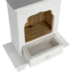 Altaar op voet mangohout whitewash - 30 cm x 25 cm x 13 cm - Afbeelding 3
