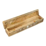 Wierookbrander kistje Levensboom mangohout whitewash - 31 cm x 6 cm x 5 cm - Afbeelding 5