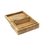 Tarotdoos Alziend Oog Mangohout Whitewash - 18 cm x 12 cm x 6 cm - Afbeelding 3