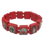 Heiligen armbandje rood