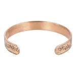 Armband Koper Lotus motief magnetisch - Afbeelding 2